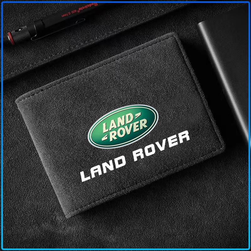 PU Leather Credit Card Case Car Driving Documents Protective Case For Land Rover Freelander 2 L2 L319 L462 LF Range Sport Evoque L322 Discovery 2 3 4