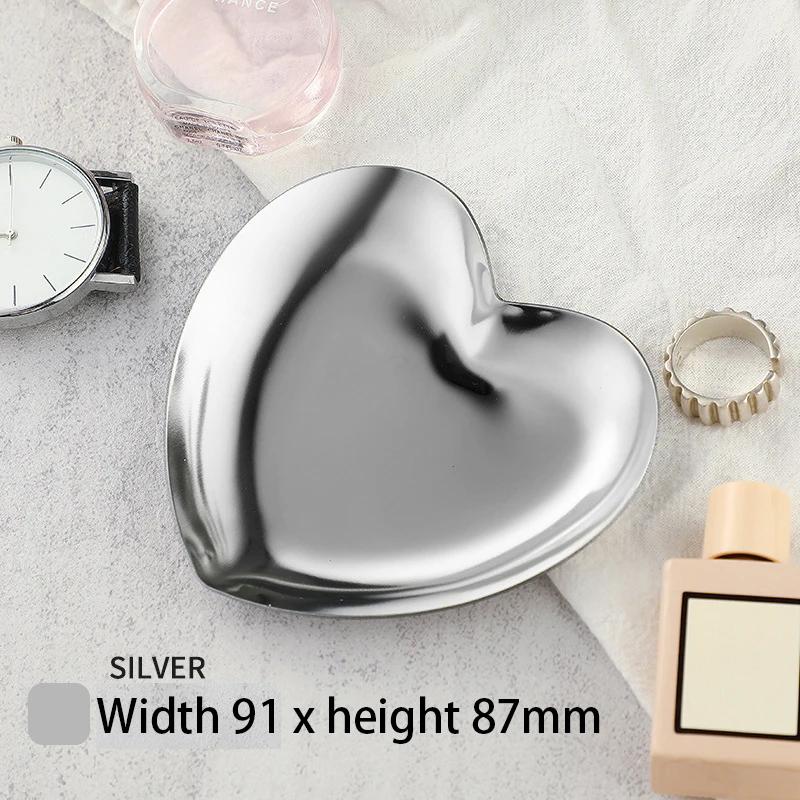 Modern Simple Stainless Steel Metal Water Drop Multi-shape Snack Tray Storage Jewelry Storage Metal Decoration Storage Organizer