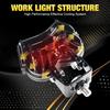 1pc/2Pcs 3inch LED Driving Light Dual Color LED Motorcycle Sportlight Auxiliary Lamp Owl for Truck Offroad 12V 24V