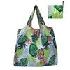 Nylon faltbare recycelbare Einkaufstasche umweltfreundliche wiederverwendbare Einkaufstasche für Damen, Tasche für Obst Gemüse Lebensmittel, mit Blumenmuster
