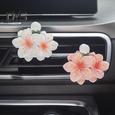 Clip per sfiato per deodorante per auto a forma di fiore Clip per sfiato per fragranza a lunga durata Clip per presa d'aria condizionata Decorazione per interni auto Clip per sfiato per diffusore per auto