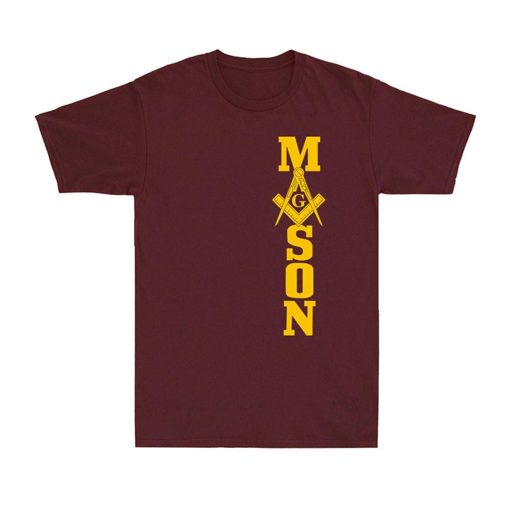 Mason Square Compass Masonic Symbol Freemason Shriner Vintage Unisexs TShirt