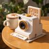 Cappuccino Pattern Maker 3D Printed Latte Art Camera, Manual Coffee Powder Printer with Barista Template Cards, Cocoa Cinnamon Stencil for Hot