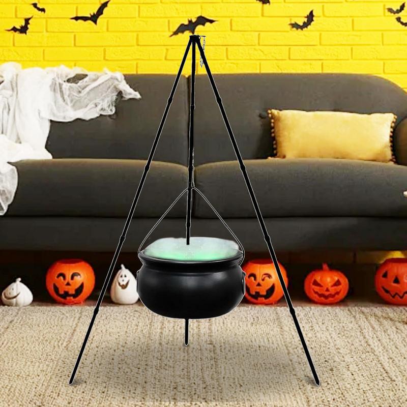 Halloween Witch Cauldron Decoration Halloween Decoration Outdoor Decoration Props for Holiday Terrace Courtyard Porch Decoration