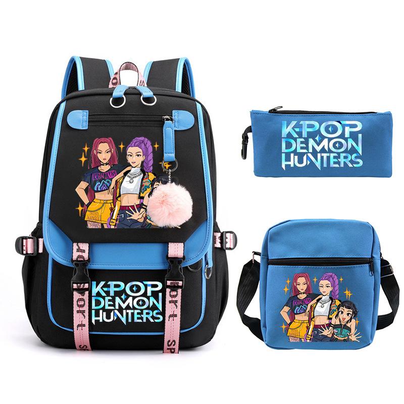 KPop Demon Hunters Cross-border Large Capacity Campus Trend Primary and Secondary School Student Leisure School Bag