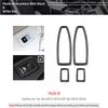 For BMW X1 F48 F20 F30 F30 F34 Made of Alcantara Window Switch Lift Panel Trim Performance 4pcs Sticker Car Interior Accessories