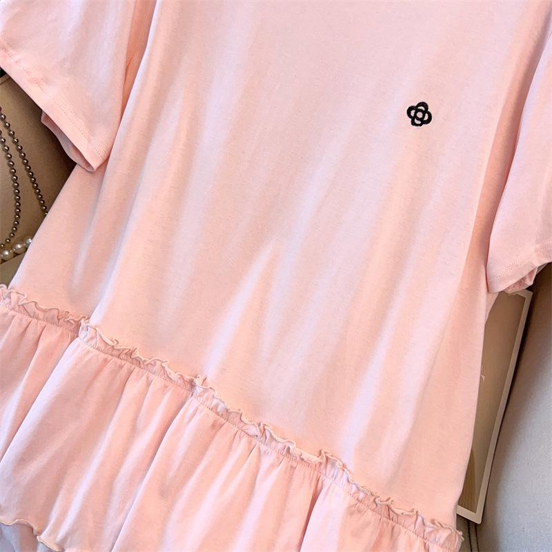 New Plus Size Loose Slimming Long Sleeve Women's T-shirt (Available in 200/300/350 jin) 9117