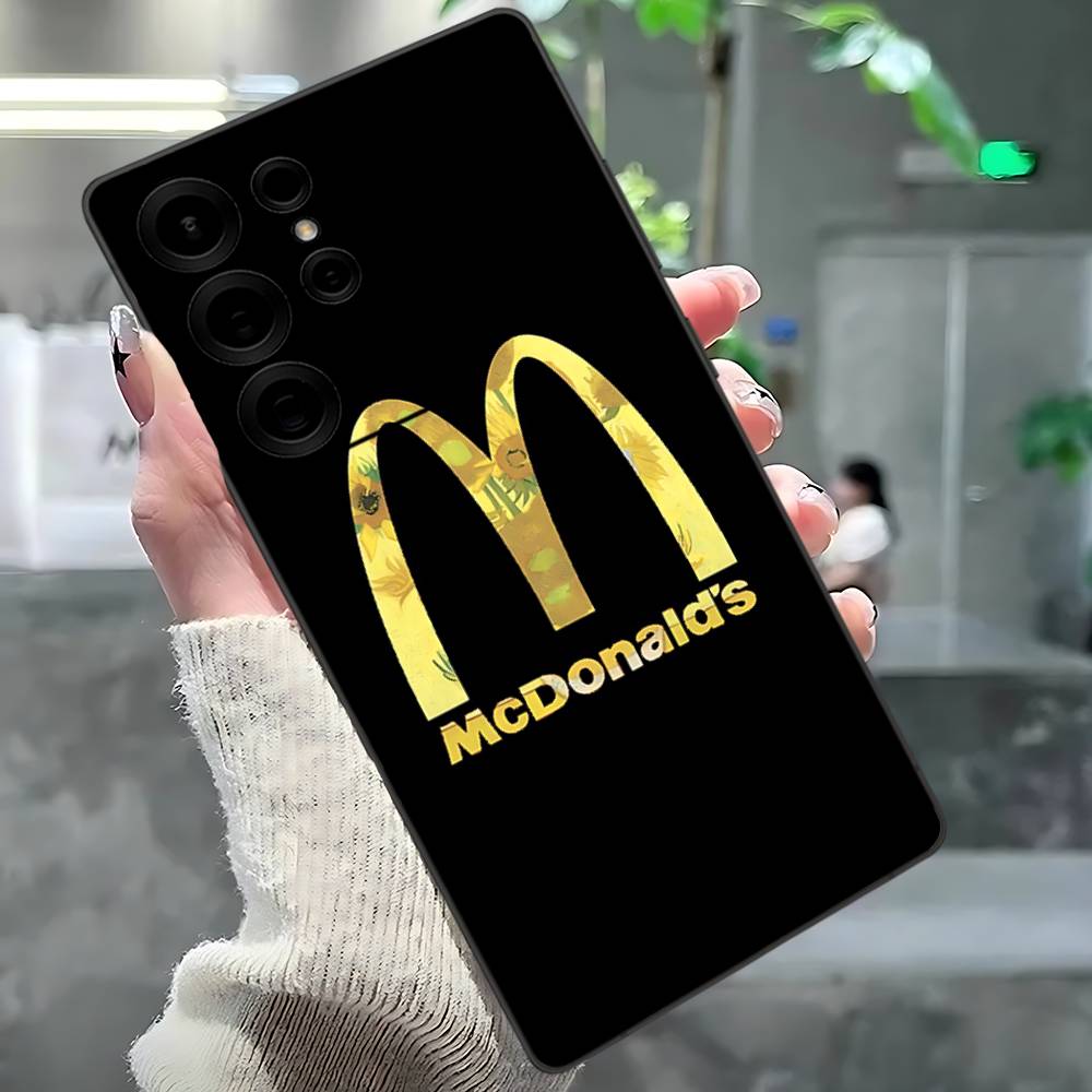 M Berühmtes LOGO M-McDonaldes Handyhülle Für Samsung S 24 Fe 25 Ultra Plus 20 Lite 21 30 22 23 24 22 Ultra 5G Fundas