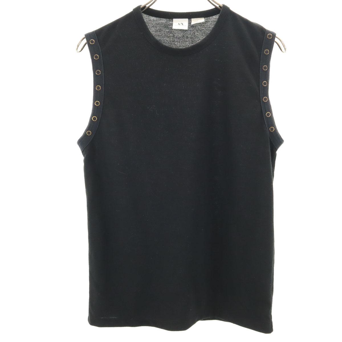 

ARMANI EXCHANGE 90-е 00-е Старый Без рукавов Вырез S Серия Black Мужской Б/У