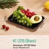 Zhishi Disposable Rectangular Plastic Food Trays (Lidless)