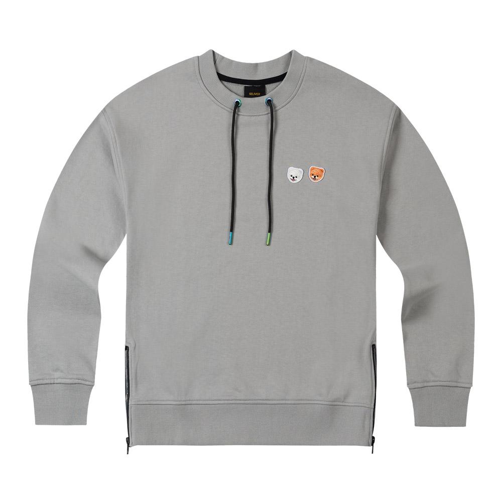Seriver Pome Two Patch Молния сбоку Mtm Gr Gray/L