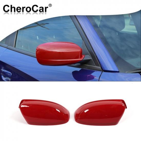 ??Red Car Decorative Trim Molding Frame Bezels Cover Kit For Dodge Charger 2010+