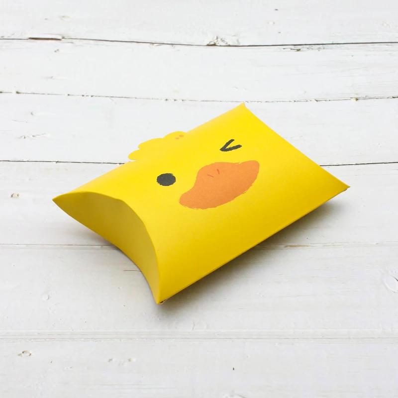 

12 шт. Бумажная подарочная упаковка Детская коробка для шоколада, печенья, конфет, Маленькие подарочные коробки для детского праздника, Свадебные сувениры, Пакет, Медведь, Утка 16.5x10.5x4.5CM