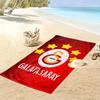 Galatasaray Flame Print Beach Towel, Large Soft Quick Dry Towel for Beach Camping Swimming