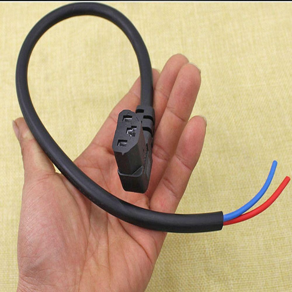 4 Styles Copper Core Charging Black Elbow Wire Male Female Socket  Electric Vehicle Bike
