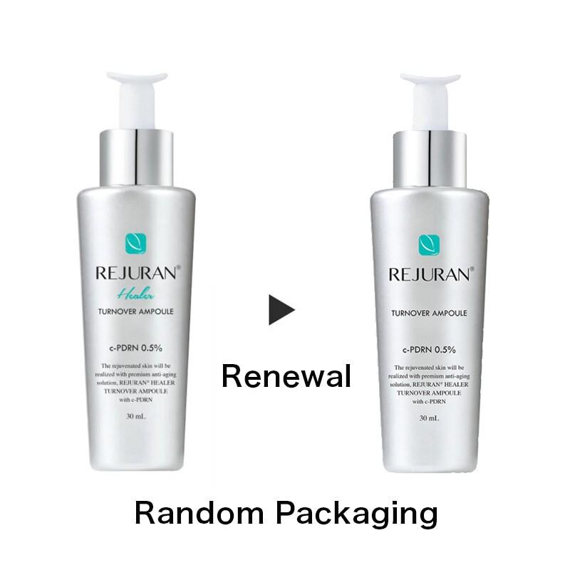 Rejuran Ampulka 30ml(Turnover Ampule/ Healer Dual Effect Ampule) S c-PDRN zlepšuje funkci přirozeného obratu pokožky unavených, stresovaných,