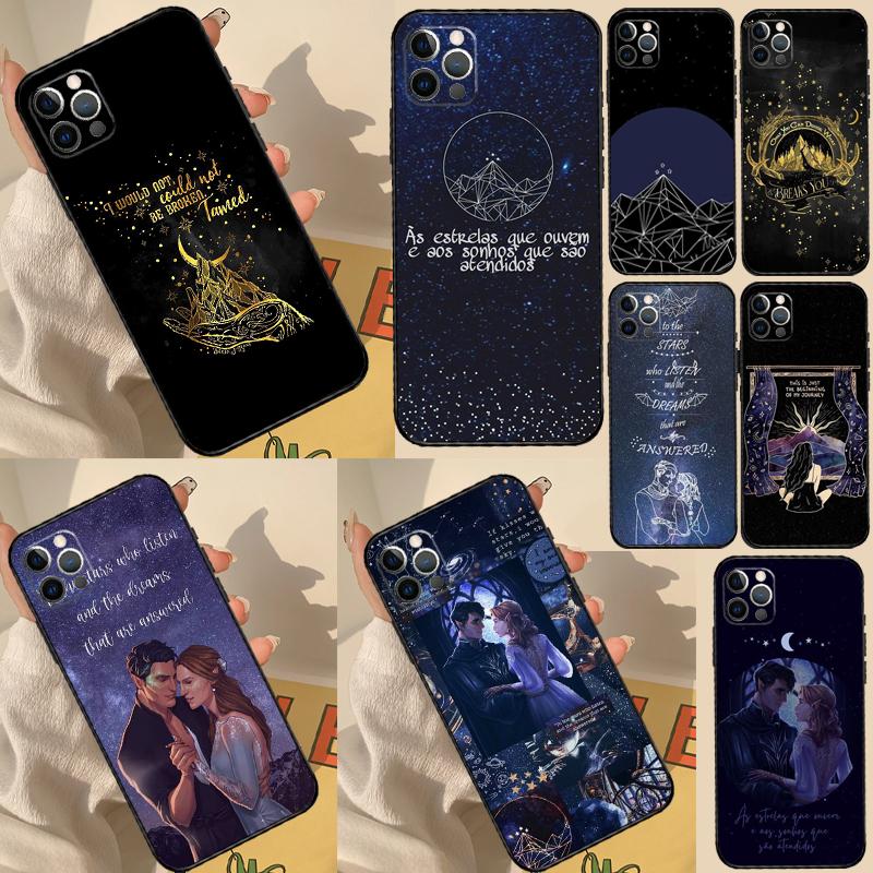 Fury Sarah J Maas A Court of Mist Case For Realme C71 C55 C67 C51 C75 C63 C61 C65 C53 C35 11 12 13 14 Pro Plus GT6 GT7 15 Pro
