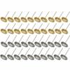 JINTONG Router Brushes, 2 Types of Brass Wire Brushes & Steel Brushes, Robinson Brush Wheel Type, 2.35mm, 40 Pieces, Wire Wheel Brushes, Polishing Bru