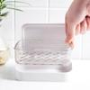 Creative Portable Drain Dustproof Sealing Double Layer Soap Box Soap Dish Soap Container Soap Case