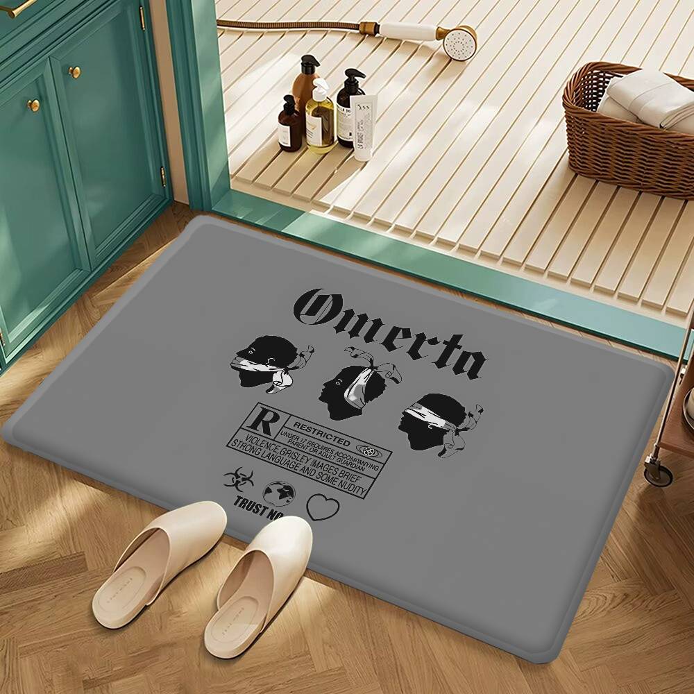 Cool Omerta Maes Room Mats Cheaper Anti-Slip Modern Living Room Balcony Printed Welcome Rug