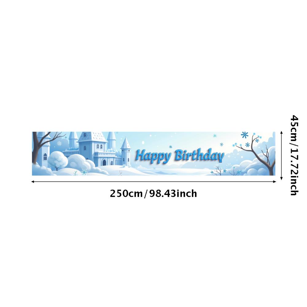 

Event Banner Blue Photobooth Background Birthday Backdrop Vinyl Birthday Banner For Birthday Celebration Photobooth