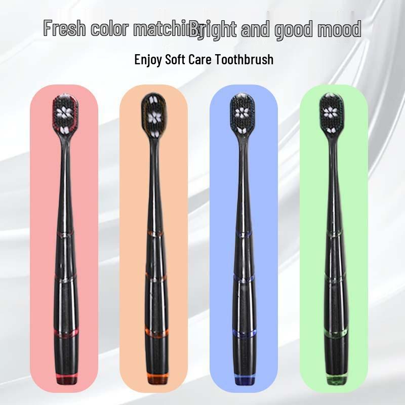 Premium Wide-Head Soft Bristle Toothbrush with High-Density Bristles for Adults