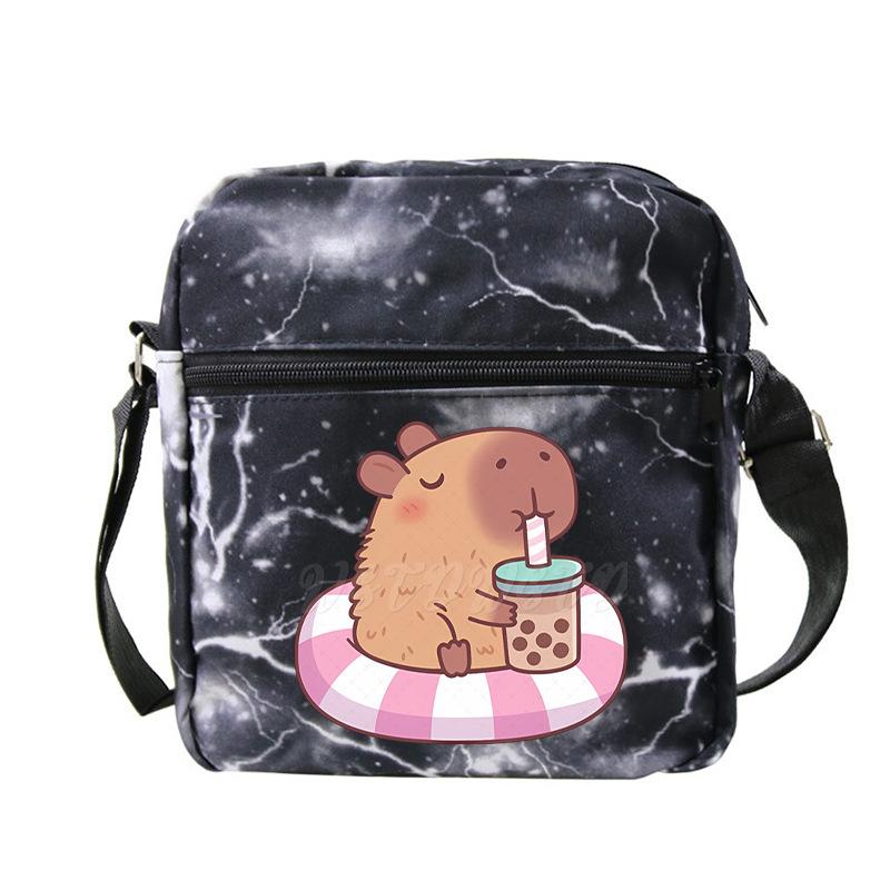 Fashion Versatile Children'S Portable Shoulder Bag Printed Trend Multifunctional Oblique Span Bag