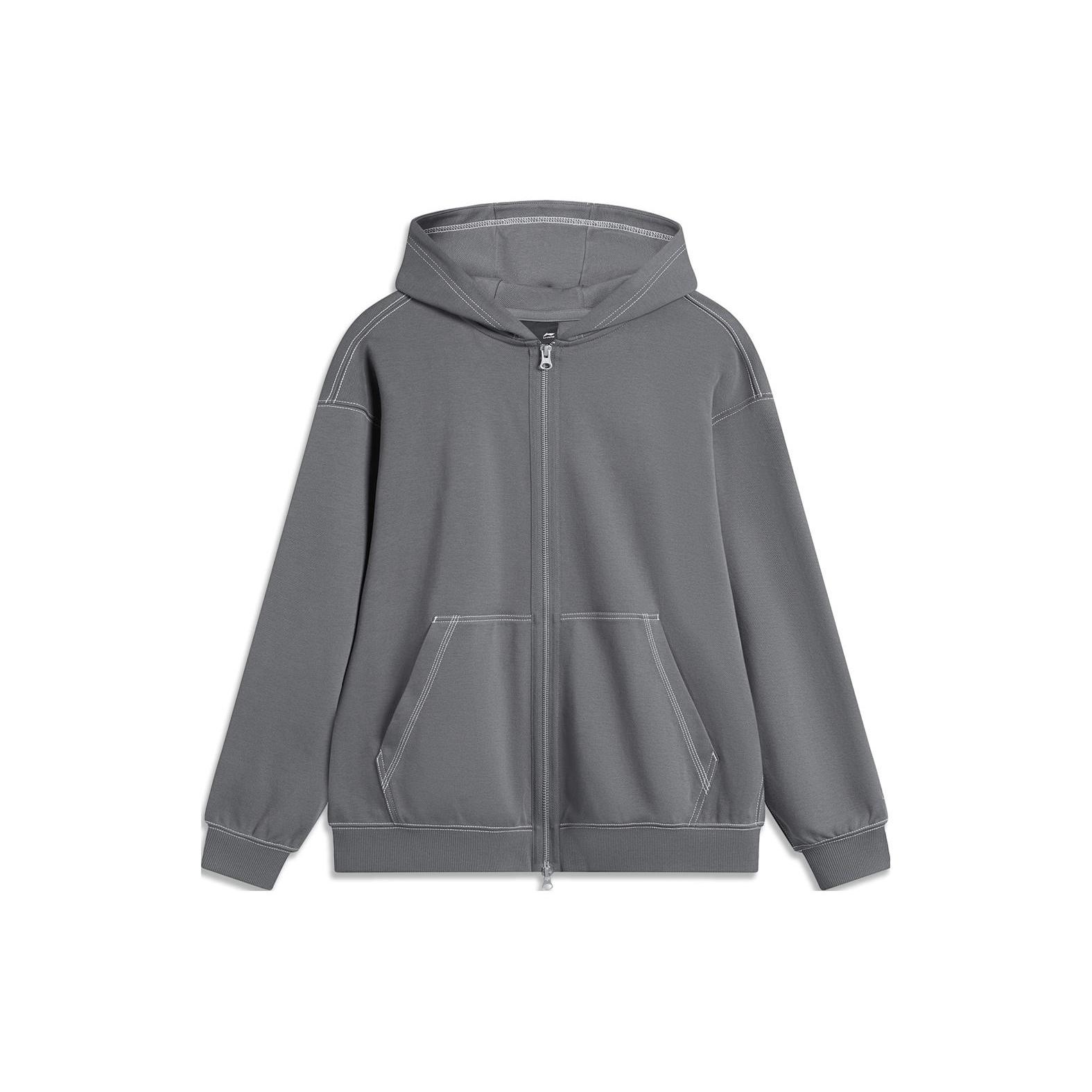 Li Ning Jackets & Coats Unisex Thunderstorm Gray AWDU807-2 XL
