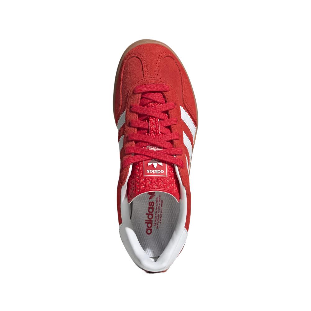 adidas Gazelle Indoor J Scarlet Gum Kids Sneakers Red Better-Scarlet Cloud-White JS3801