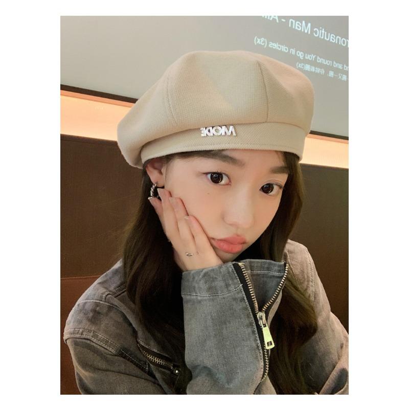 Шапка осінь-зима, дитяча металева абетка, берет, шапка маляра