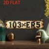 1pc License Plate Design | Rustic Vintage Wall Art, Industrial Style Garage Sign, Workshop Decor, Automotive Enthusiast Gift