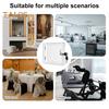 Large Thermostat Lock Box Cover with Key Transparent Design Easy To Install Universal Clear Thermostat Cover AC Lock Box Cover