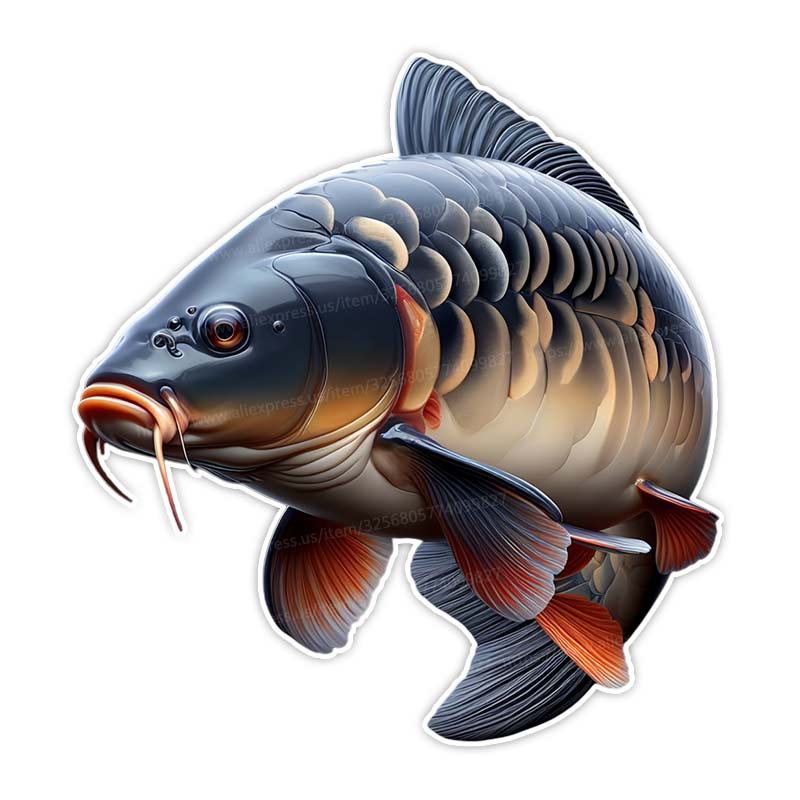 Kreativer Fisch Autoaufkleber Outdoor Sport Angeln Automobile & Motorräder Wasserdicht Kajak Boot Vinyl Aufkleber Sticker SH606