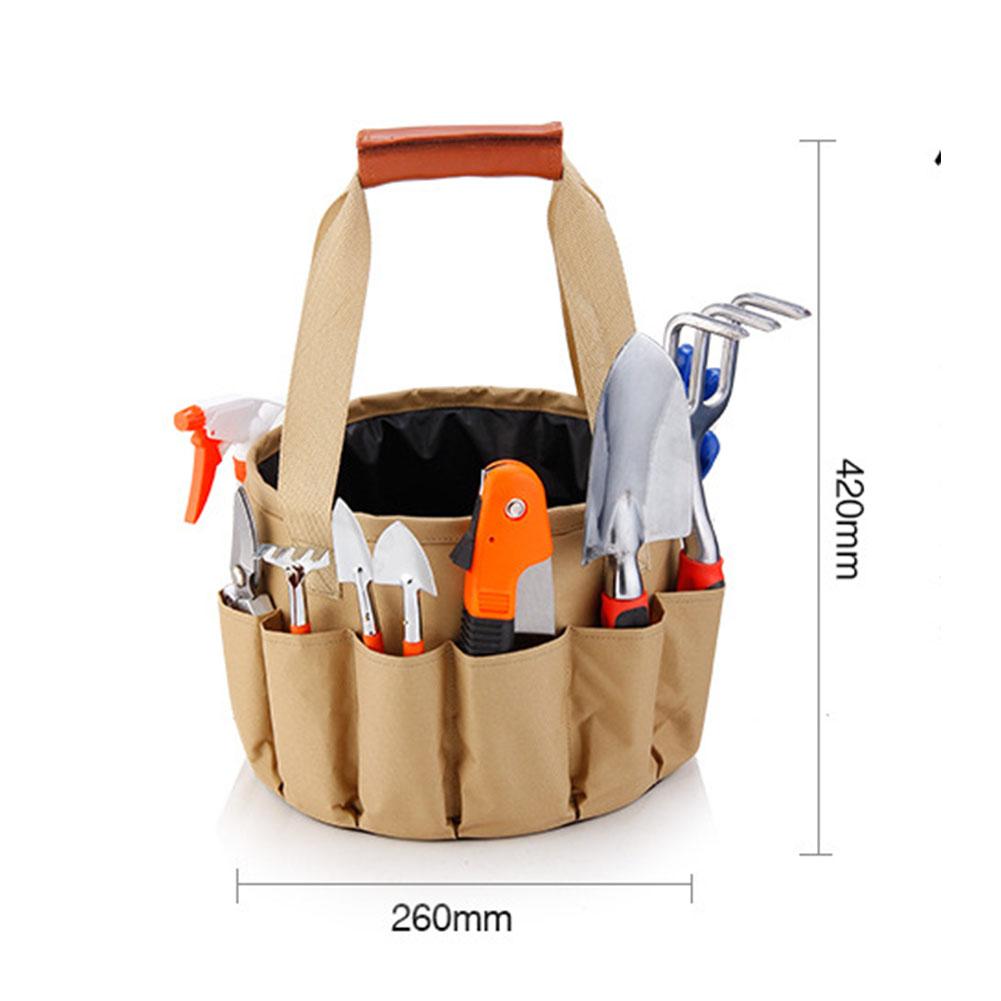 10Pcs/Set Outdoor Garden Tools Bag Pack Set with Gloves Tote Trowel Pruners