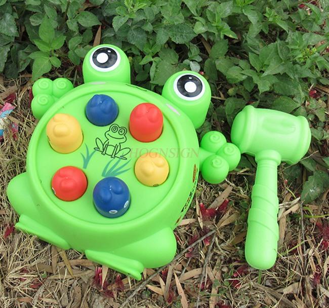 Frog Hitting Ground Mouse Children Tapping Toys Puzzle Early Education Machine Large Size