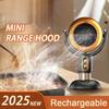Portable Mini Exhaust Hood Desktop Range Hood Exhaust Fan Suction Powerful Countertop Apartment Kitchen Camping Exhaust Fan New