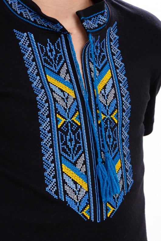 Boys’ Embroidered Shirt – Short Sleeves & Tassel Ties, Summer, 6127-015-22-1 HC