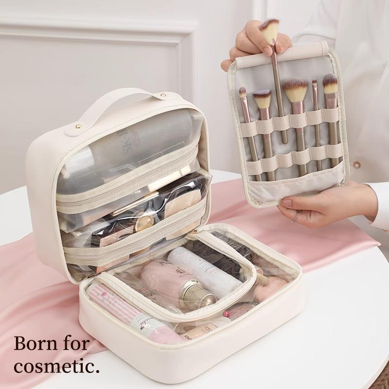 

Women s Portable High-Capacity Makeup and Toiletry Bag 2025