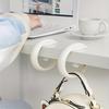 1pc Creative Bag Hook, Non-marking Punch-free Table Side Hook, Bedroom Dormitory Multi-functional School Bag Hook, Portable Hook For Office Desk