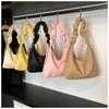 Large-capacity Bag Women's Summer 2025 New Simple and Versatile Pleated Shoulder Underarm Bag Commuter Tote Bag