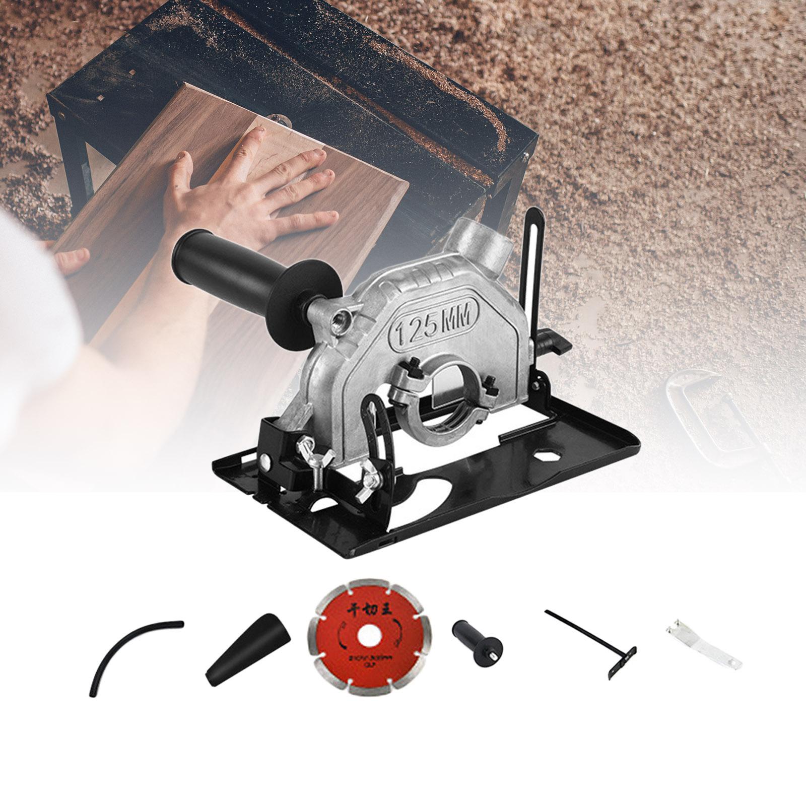 

Angle Grinder Stand for 100-125mm Angle Mill Thickened Base Protection Cover Woodworking Table Tool Angle Grinder Holder