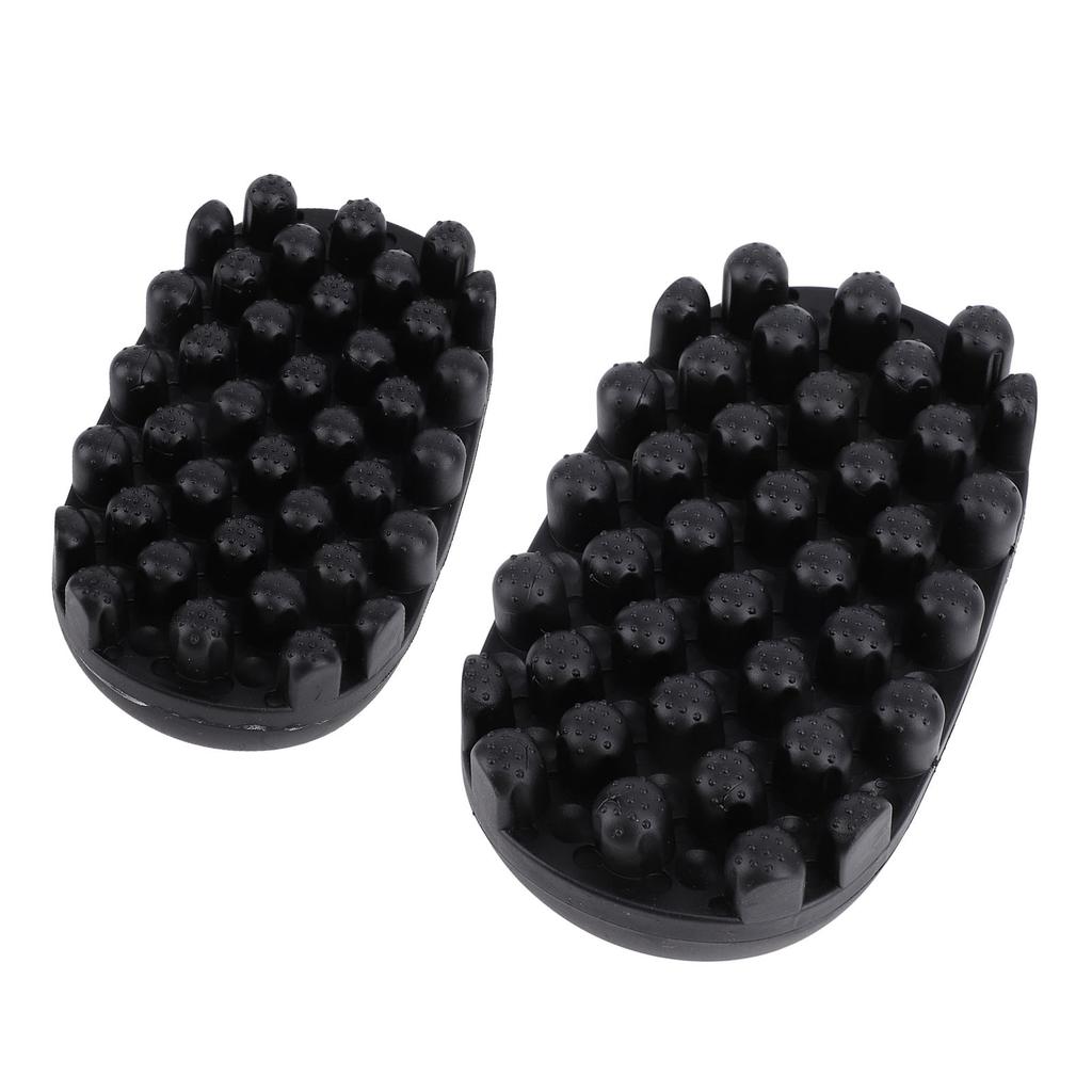 2pcs Rubber Curling Hair Brush Large and Small Size Washable Twist Curl Comb Hair Styling Tool