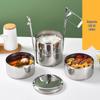 Shengjia 304 Stainless Steel Multi-layer Lunch Box with Handle