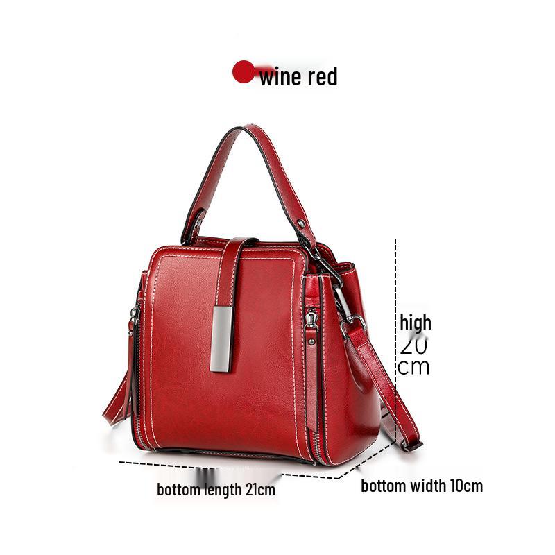 

2025 Trendy High-Quality Cowhide Crossbody Shoulder Bag for Women