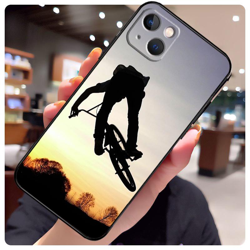 BMX Bike Extreme Sport Case For iPhone 16 Pro Max 14 13 12 11 15 17 Pro Max mini 15 16 Plus 16e 17 Air Phone Cover