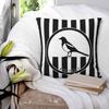 Newcastle  Magpies Square Pillowcase Pillow Cover Polyester Cushion Zip Decorative Comfort Throw Pillow for Home Living Room