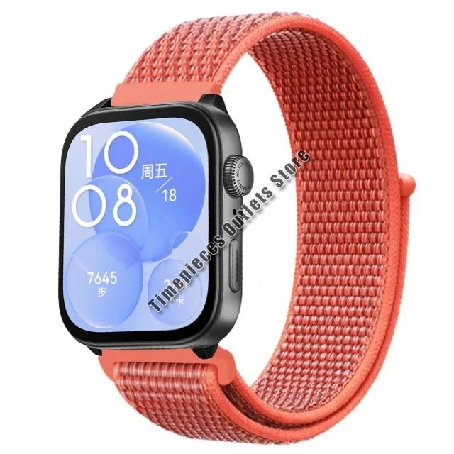 Nylon Loop Strap For Huawei Watch Fit 3 Sport Breathable Replacement Bracelet Wristband For Huawei Watch Fit 3 Belt Accessories