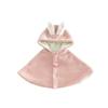Princess Baby Hooded Cloak Fleece Girls Winter Cape Durable Toddler Poncho