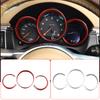 For Porsche Macan 2014-2026 ABS Red Car Front Dashboard Decoration Frame Dial Ring Edge Styling Trim Auto Interior Accessories