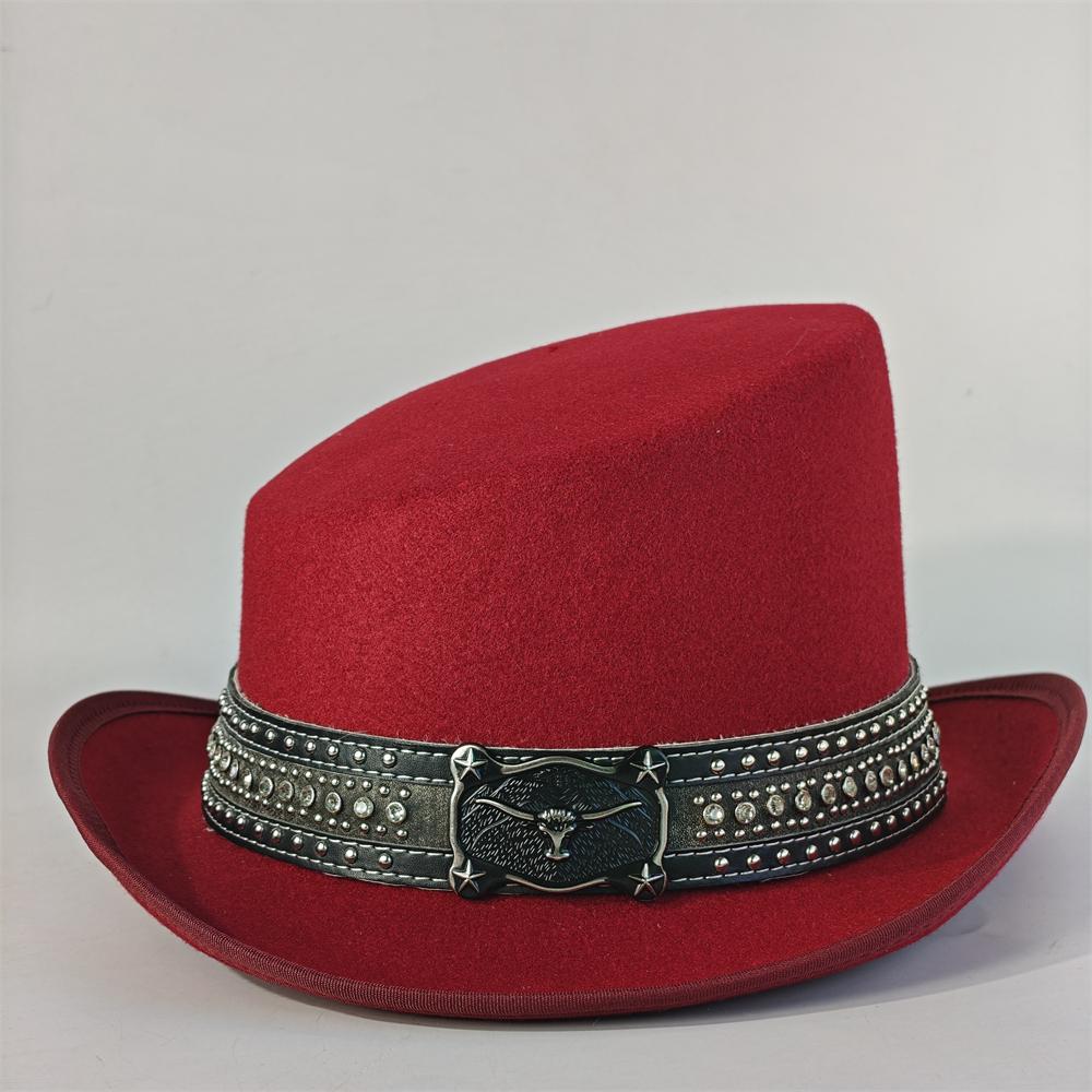 Schräges Oberteil Fedora Unisex Gentleman Cosplay Derby Bowlerhut Britische Form Hut Herbst Winter Magischer Hut Federzubehör
